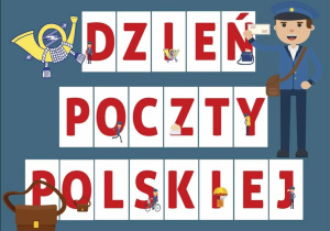 Grafika do Dnia Poczty Polskiej.