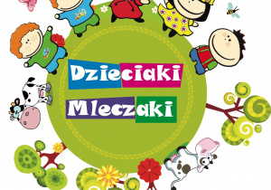 Grafika „Dzieciaki Mleczaki”.