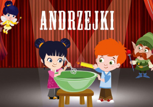 Grafika „Andrzejki”.