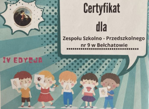 Ogólnopolski Projekt Edukacyjny Gramy Zmysłami edycja IV