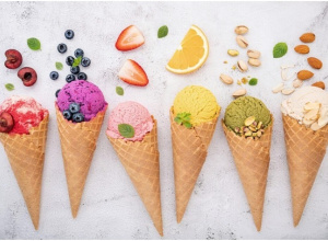 Wyjście na lody w grupie Liski
