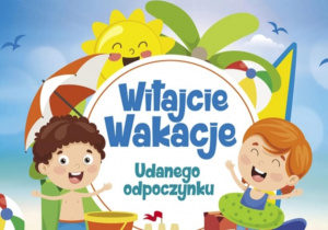 Na zdjęciu grafika przedstawiająca wakacje.
