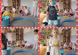 Biedroneczki podczas zajęć z okazji Dnia Kropki