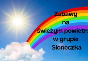 Napis Zabawy na świeżym powietrzu.