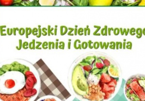 Grafika do Europejskiego Dnia Zdrowego Jedzenia i Gotowania.