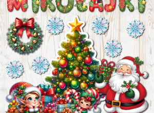 Biedronki i Mikołaj