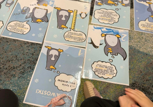 Dzieci poznają ciekawostki na temat pingwinów