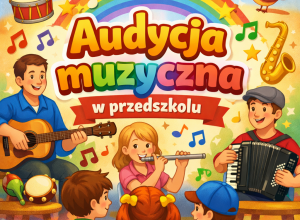 Audycja muzyczna w przedszkolu