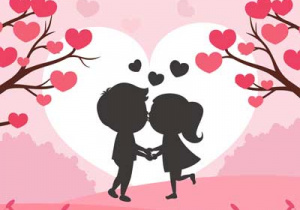 Grafika z okazji Walentynek.