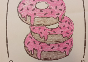 Na zdjęciu .widzimy napis „Dzień Pączka”.