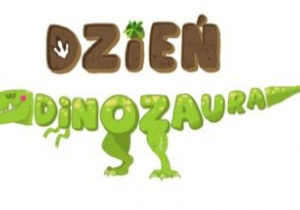 Napis Dzień Dinozaura.