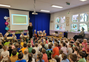 Powitanie przedszkolaków.