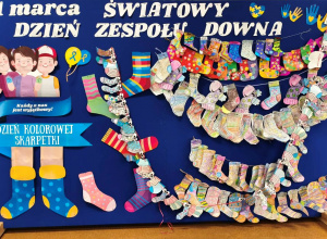 Światowy Dzień Zespołu Downa, czyli Dzień Kolorowej Skarpetki.